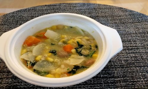 野菜を楽しむスープ 和風生姜