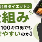 宅配弁当ダイエットの仕組み【なぜ100キロ男でも痩せやすいのか】