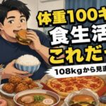 体重100キロの食生活はこれだった｜108kgから見直した記録